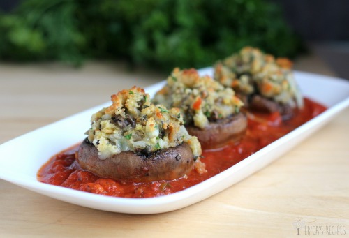 Stuffed Mushrooms Parmigiana