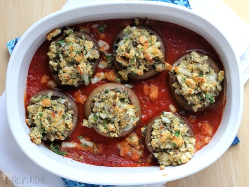 Stuffed Mushrooms Parmigiana