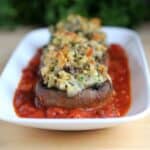 Stuffed Mushrooms Parmigiana