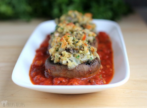 Stuffed Mushrooms Parmigiana