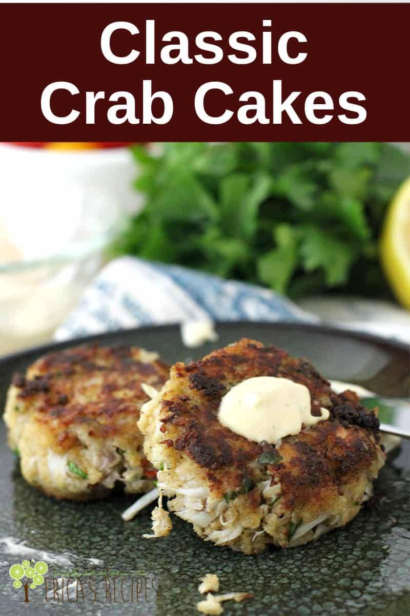 Crab Cakes with DijonHorseradish Aioli Erica's Recipes