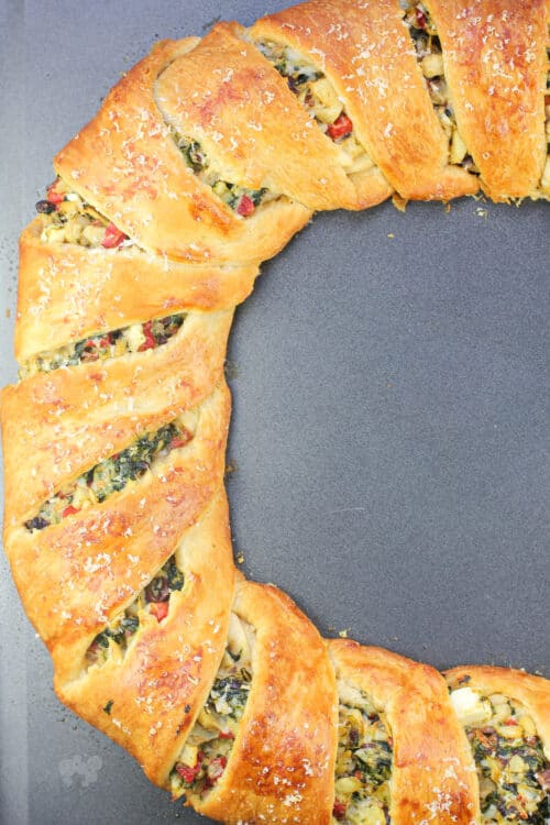 Mediterranean Crescent Ring – Erica's Recipes – vegetarian