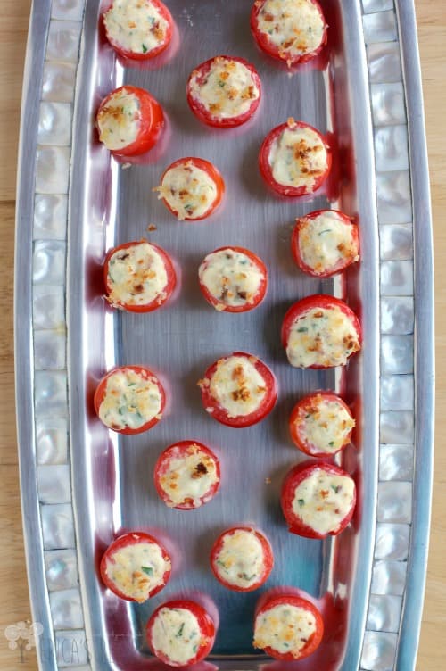 Bacon and Boursin Stuffed Tomatoes