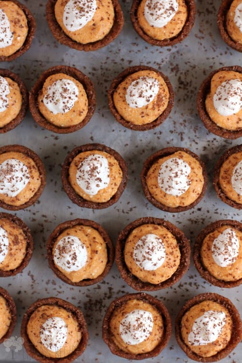 Pumpkin Cannoli Cookie Cups