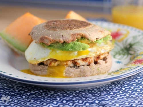 Healthy Breakfast Sandwich with Homemade Turkey Chorizo