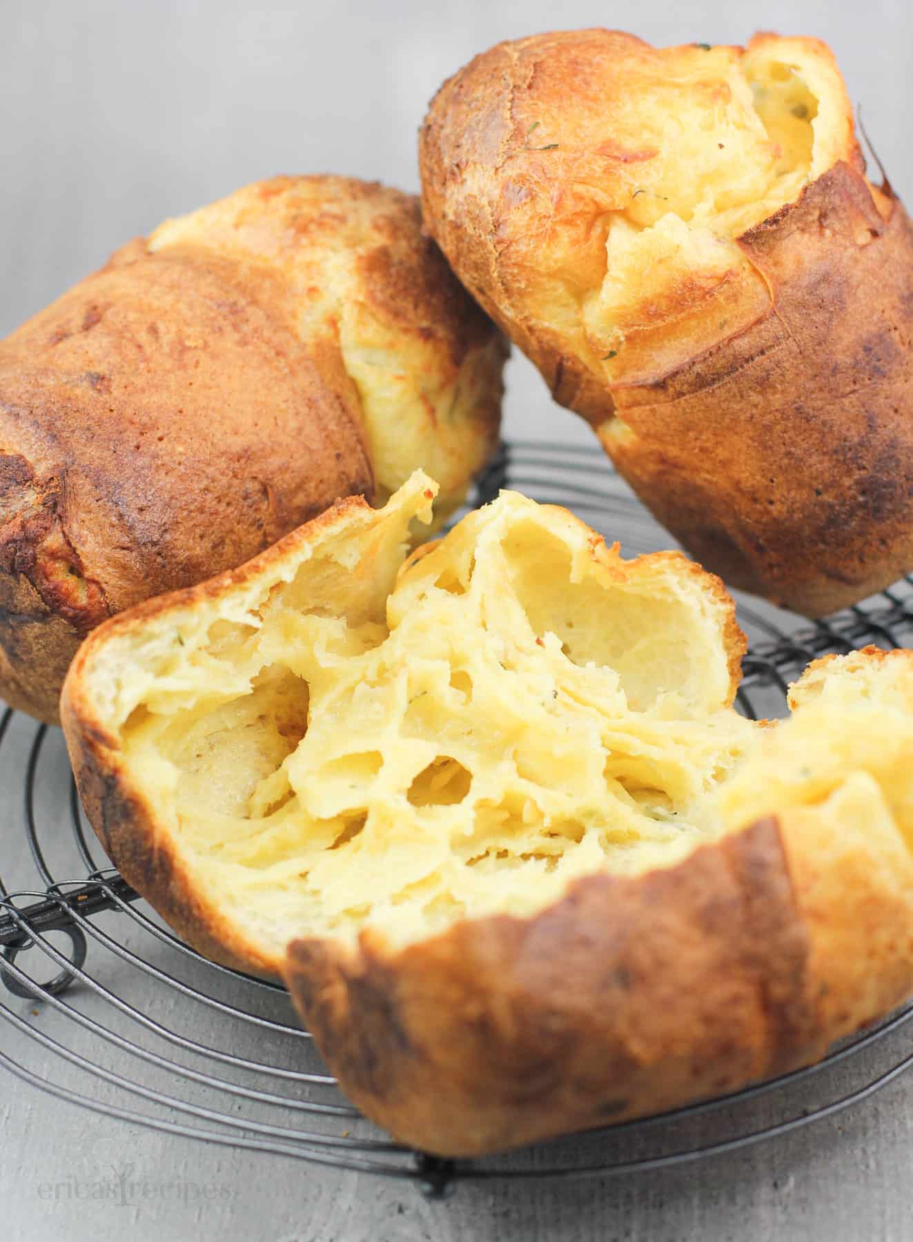 Smoked Gruyère Popovers with Thyme Erica's Recipes