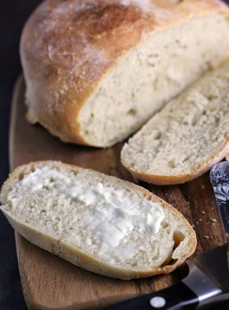 Butter and Herb Artisan Bread - Erica's Recipes