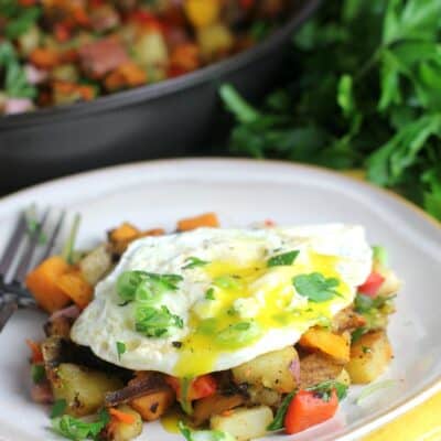 Healthy Three Potato Hash