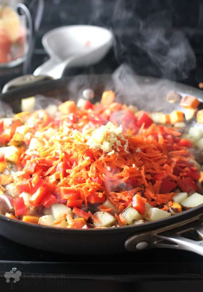 Healthy Three Potato Hash