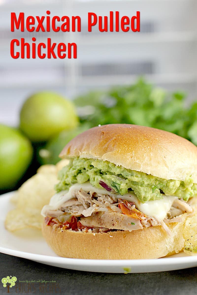 Mexican Pulled Chicken #recipe #slowcooker #easyrecipe #chicken #food