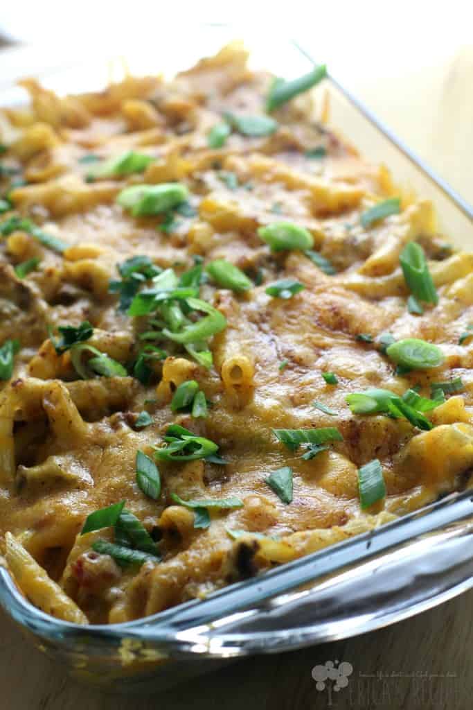Super Quick Mexican Baked Penne