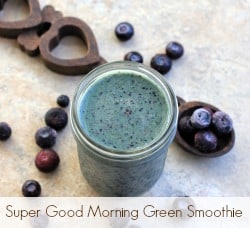 Super Good Morning Green Smoothie from EricasRecipes.com