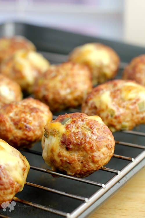 Smoked Jalapeno Cheese-Stuffed Pork Balls