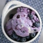Blueberry-Maple Ice Cream from EricasRecipes.com