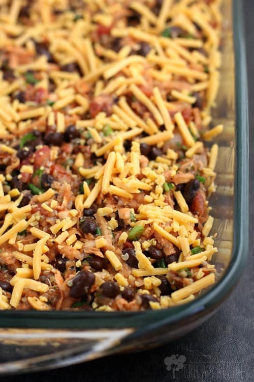 Quinoa and Black Bean Casserole