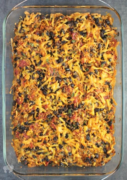 Quinoa and Black Bean Casserole