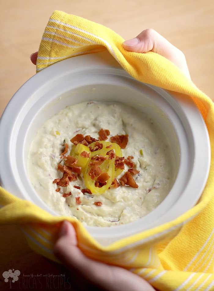 Banana Pepper and Bacon Hot Dip