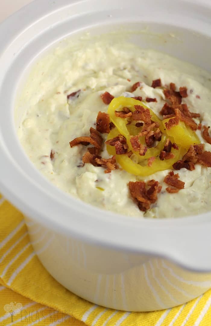 Banana Pepper and Bacon Hot Dip