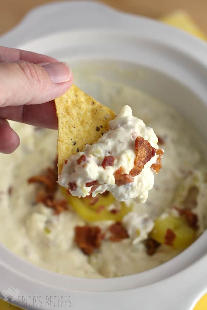 Banana Pepper and Bacon Hot Dip