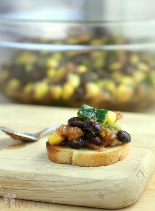 Mexican Bruschetta from EricasRecipes.com