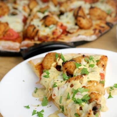 Shrimp Po' Boy Pizza