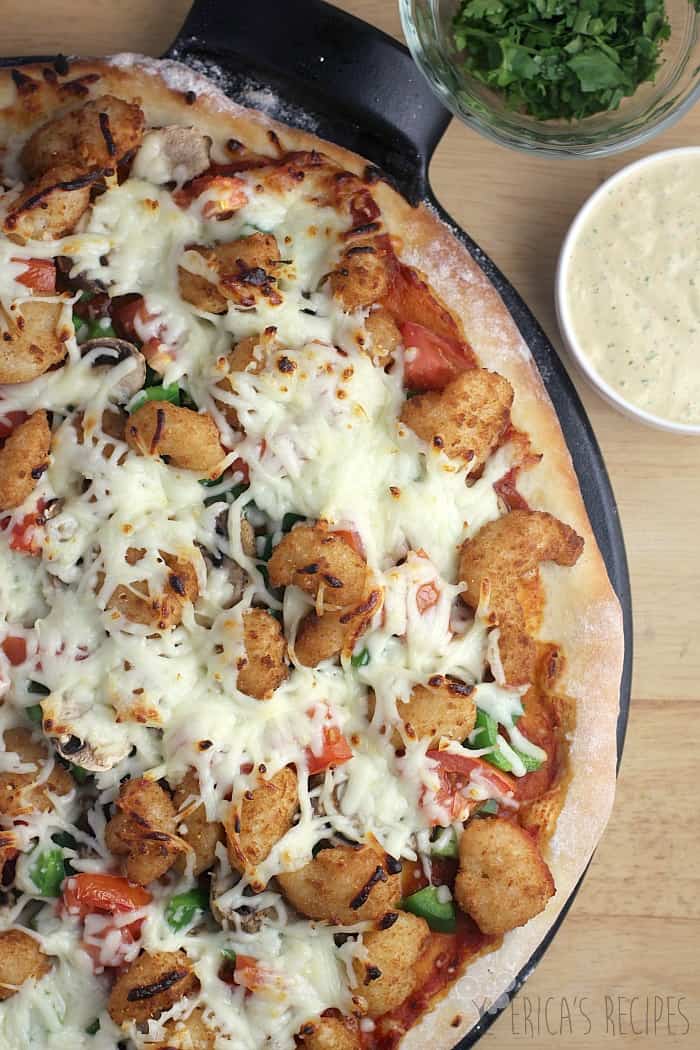 Shrimp Po' Boy Pizza