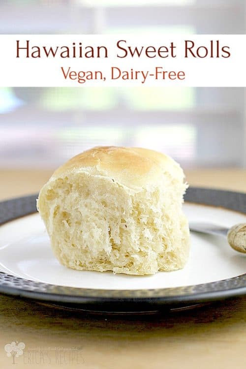 Vegan Hawaiian Sweet Rolls