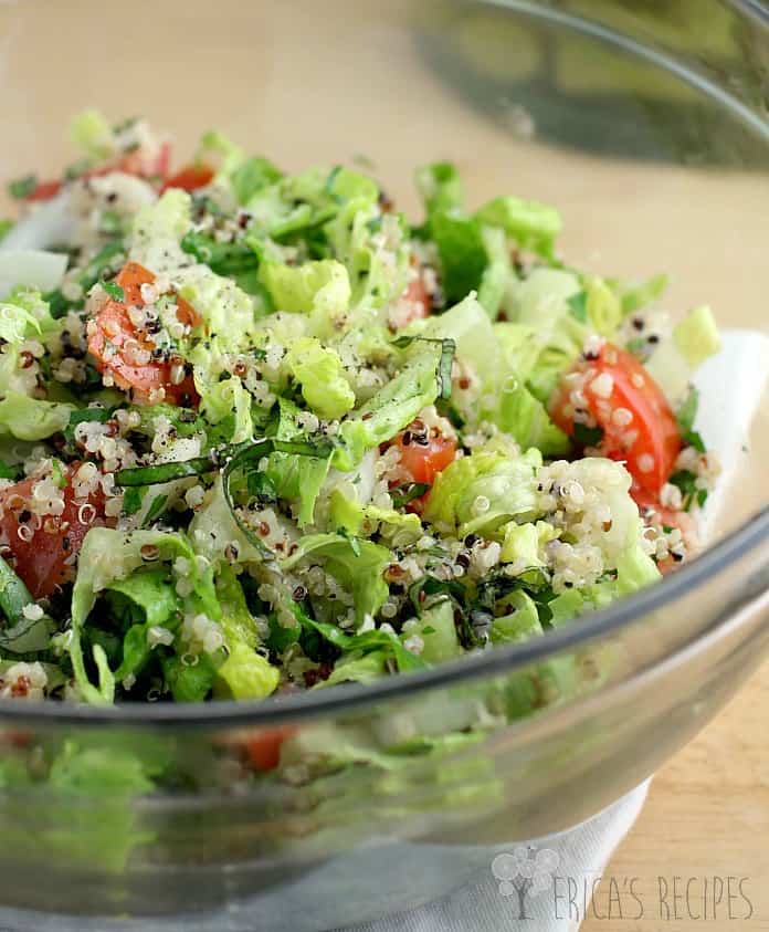 Light and Lemony Quinoa Salad – Erica's Recipes