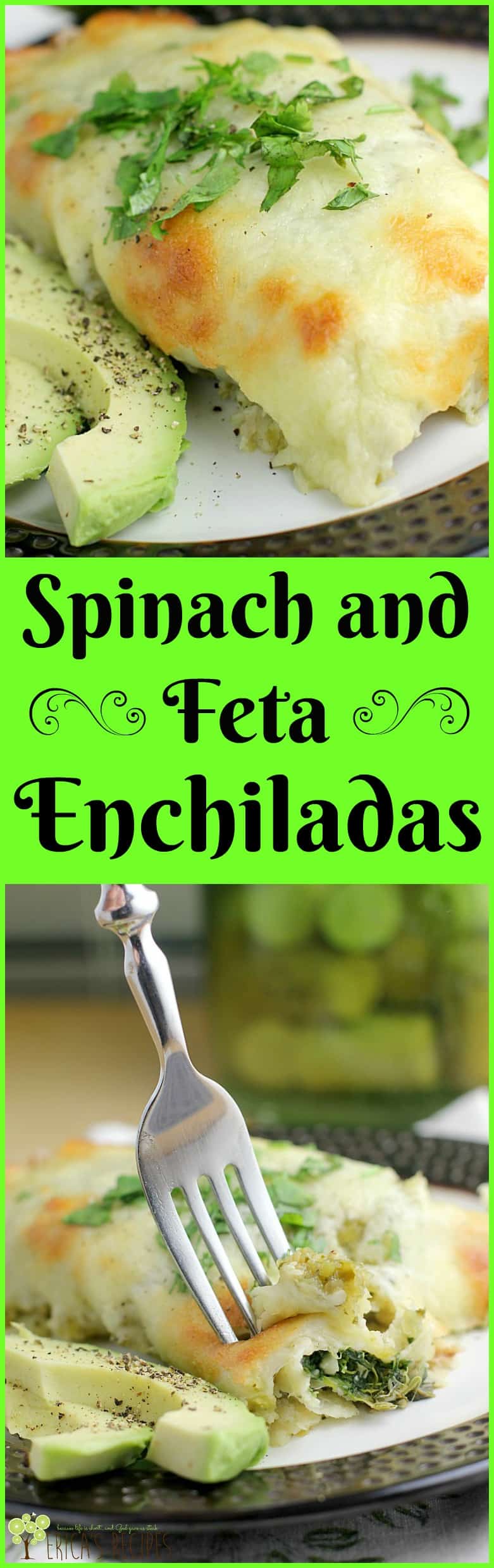 Spinach and Feta Enchiladas http://wp.me/p4qC4h-3yj