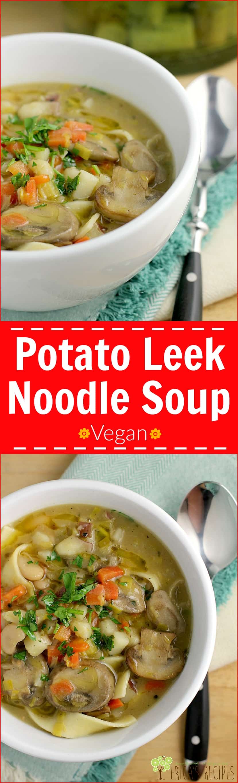 Potato Leek Noodle Soup http://wp.me/p4qC4h-3xt