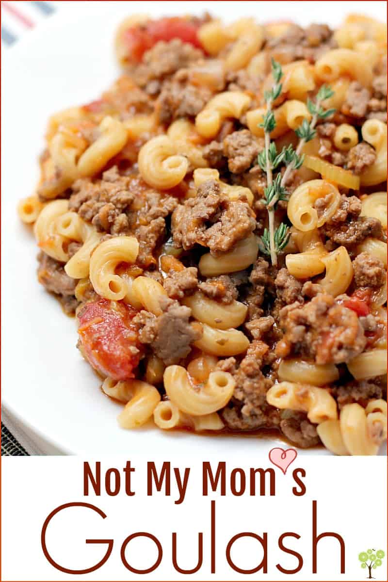 Not My Mom's Goulash #recipe #familydinner #easyrecipe #pasta #beef