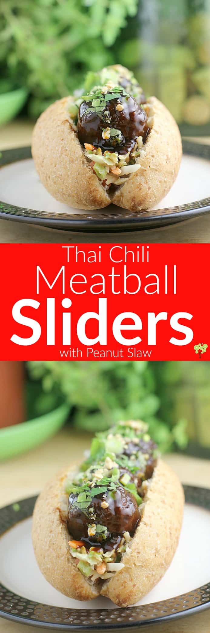 Thai Chili Meatball Sliders with Peanut Slaw http://wp.me/p4qC4h-3Di