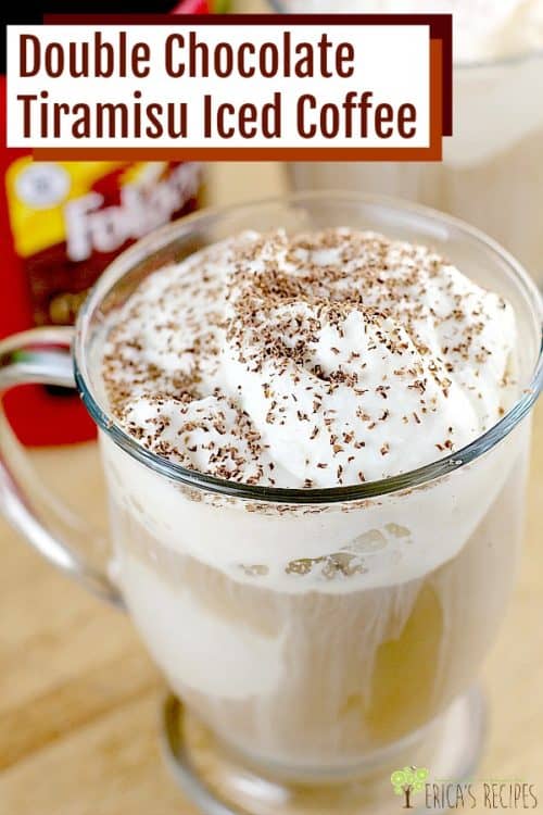 Double Chocolate Tiramisu Iced Coffee – Erica's Recipes