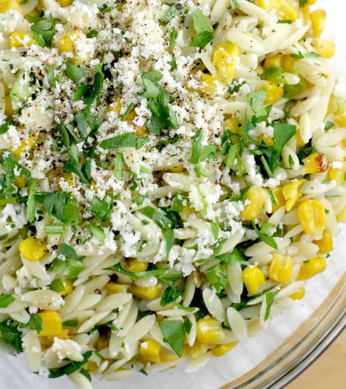 Lemony Orzo and Roasted Corn Salad http://wp.me/p4qC4h-3Fb