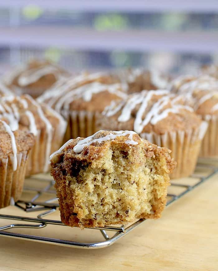 Caramel Pecan Coffee Cake Muffins (DairyFree) · Erica's Recipes