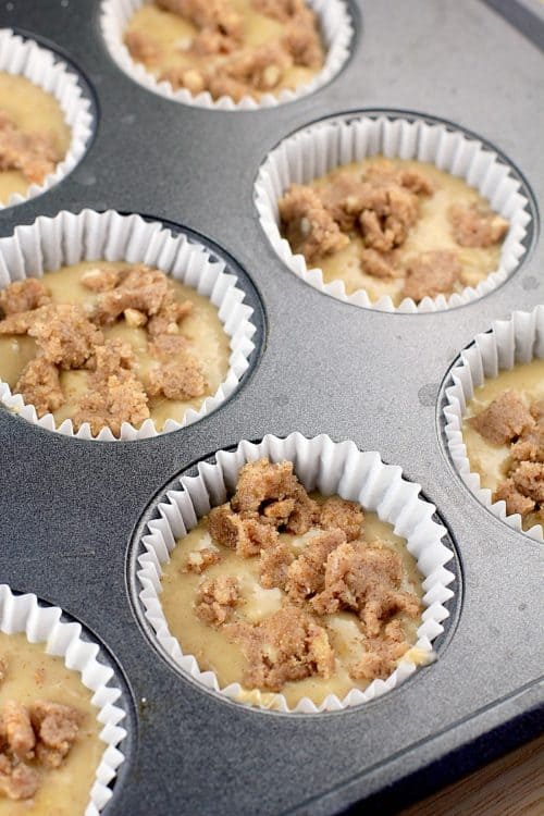 Caramel Pecan Coffee Cake Muffins (Dairy-Free) http://wp.me/p4qC4h-3Js #SilkandSimplyPureCreamers AD