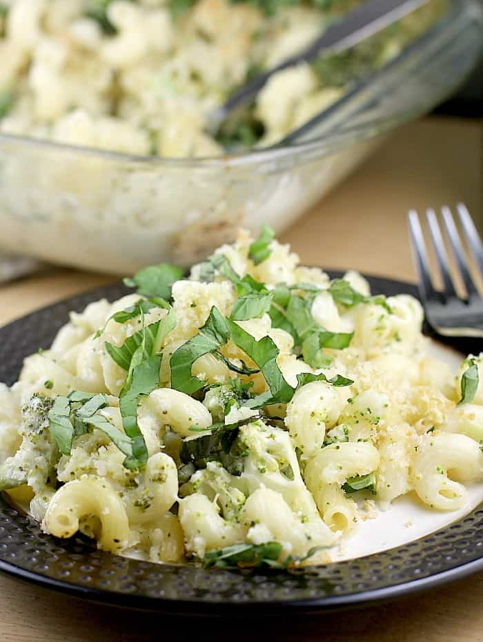 Easy Broccoli Pesto Cavatappi #GetCheesy AD