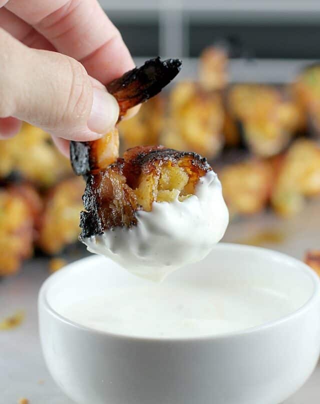 Bacon-Wrapped BBQ Stuffed Shrimp – Erica's Recipes