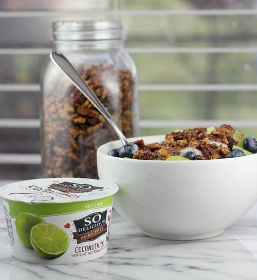 Key Lime Parfait with Simple GrainFree Granola (DF, GF, Paleo) Erica