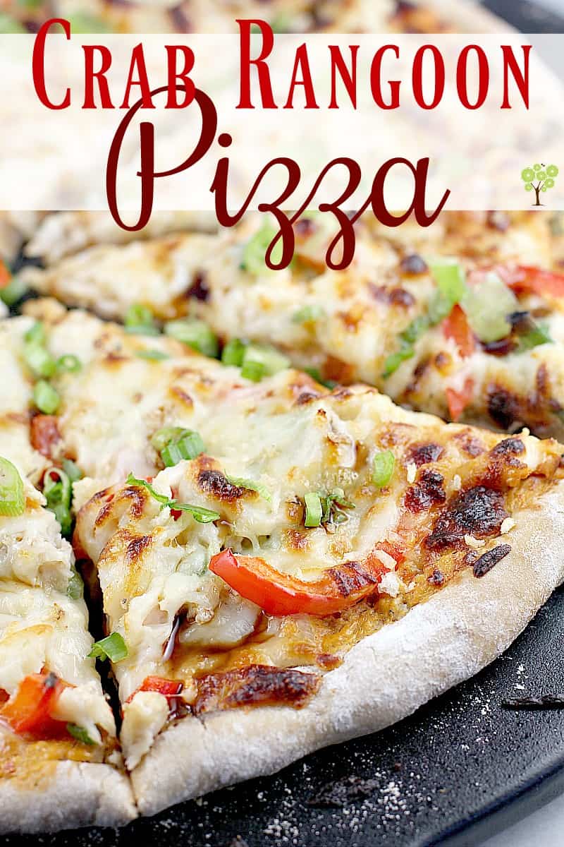 Crab Rangoon Pizza #pizza #cheese #food #recipe #crabrangoon