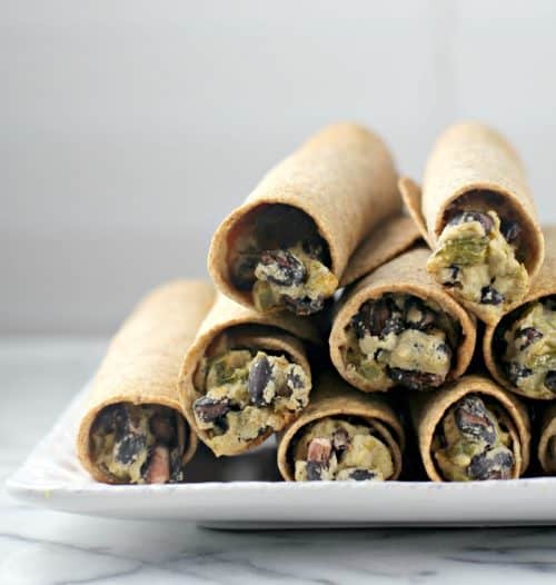 Dairy-Free Black Bean Taquitos #ProgressIsPerfection #CBias