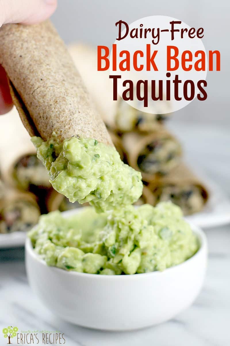 Dairy-Free Black Bean Taquitos #ProgressIsPerfection #CBias #food #recipe #vegan #healthyrecipe #dinner #kidfriendly