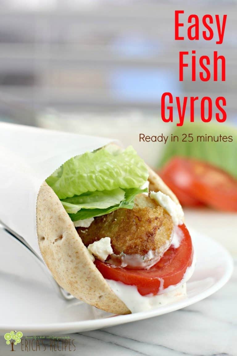 Easy Fish Gyros Erica's Recipes