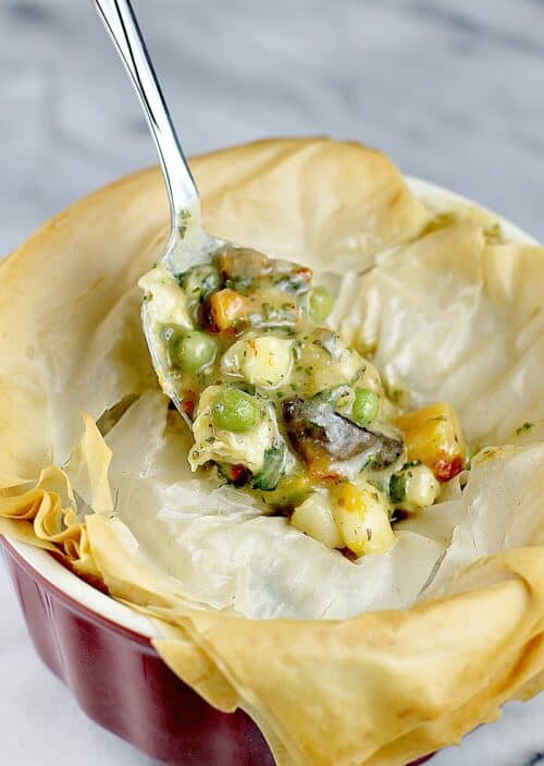 Italian Veggie Pot Pie #simpleswap #ad