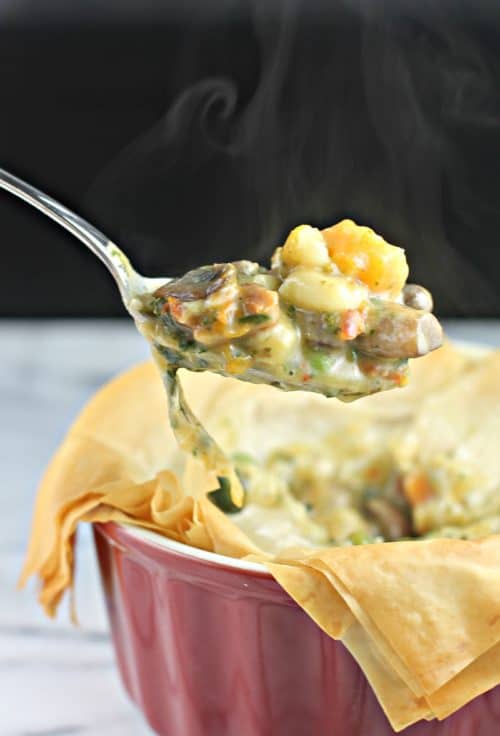 Italian Veggie Pot Pie #simpleswap #ad