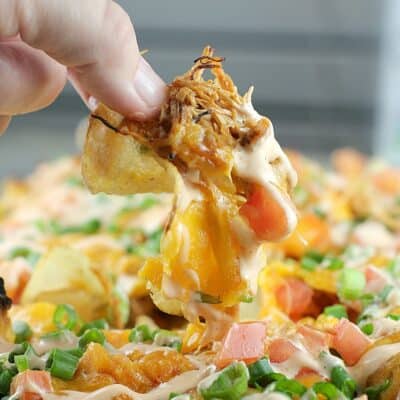 Loaded Sriracha Chicken Kettle Chips #timetocrunch #ad