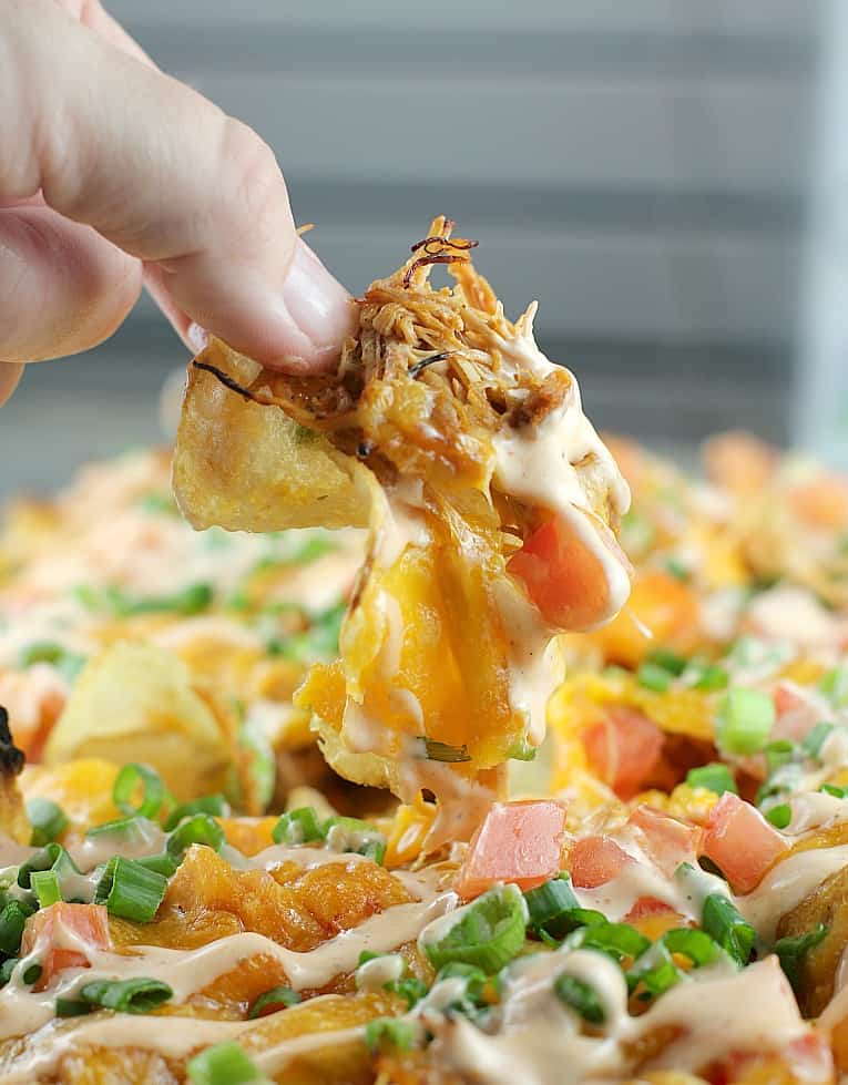 Loaded Sriracha Chicken Kettle Chips