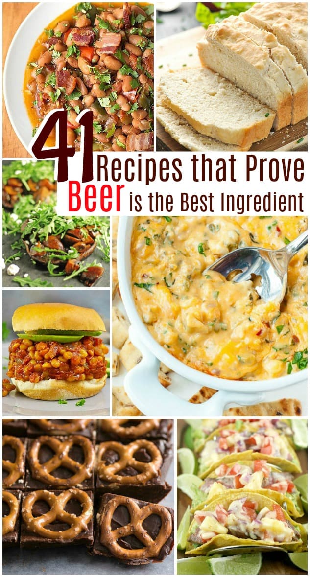 41 Recipes That Prove Beer is the Best Ingredient #roundup #food #recipes #beer #cooking #blog