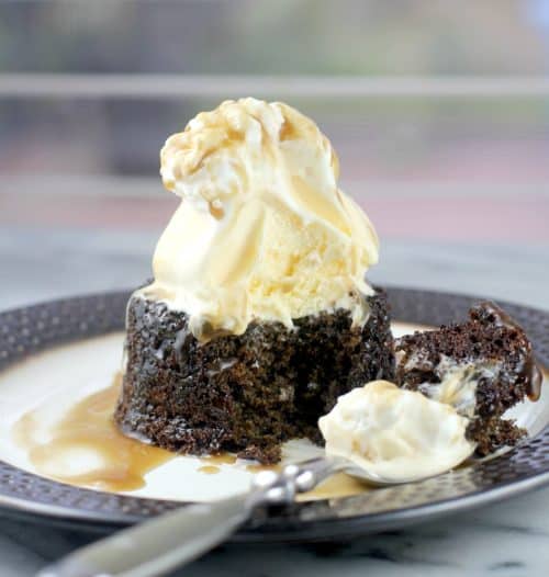 Sticky Toffee Pudding Sundae #MySummerSweets #ad