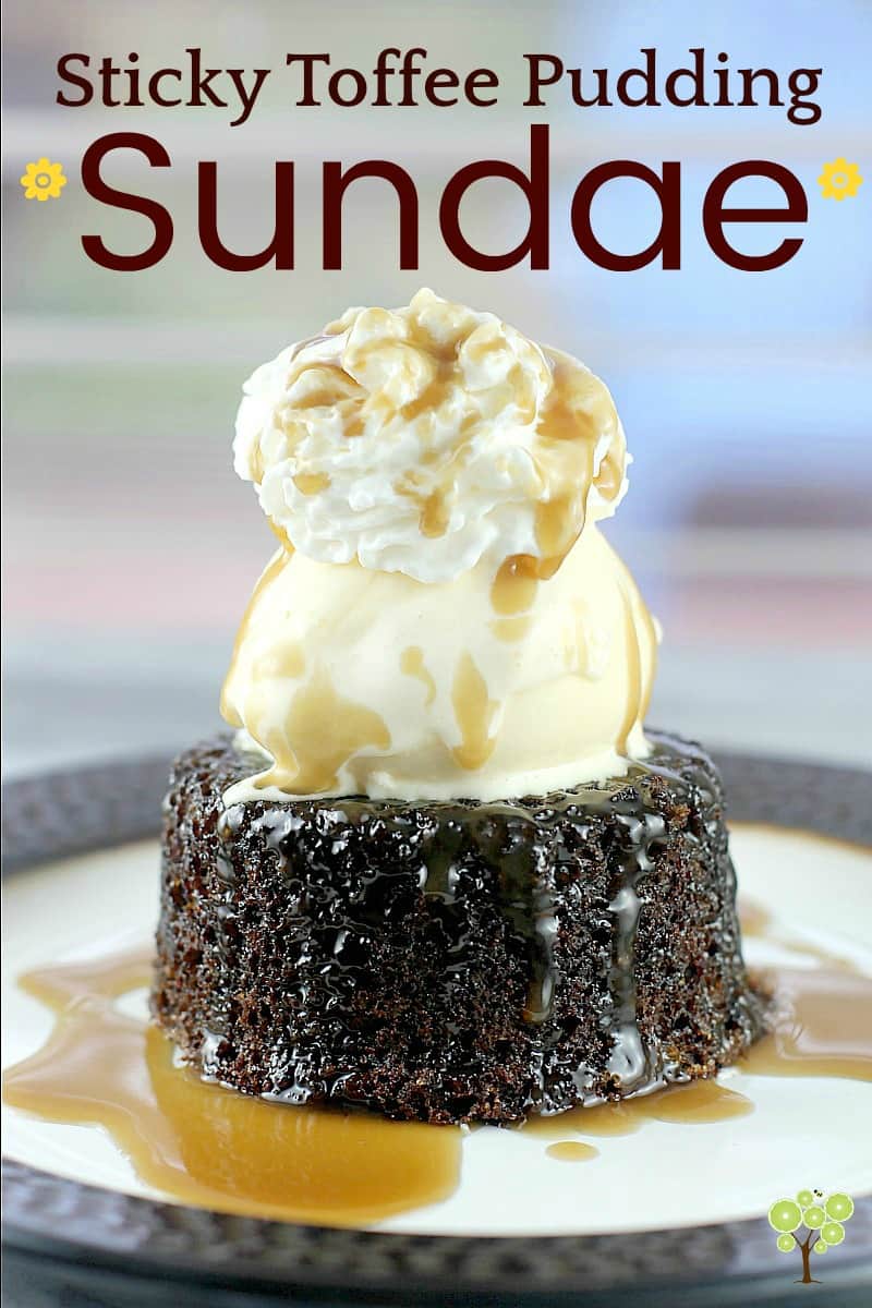 Sticky Toffee Pudding Sundae #MySummerSweets #ad #dessert #recipe #stickytoffeepudding #UK #sweets #cake